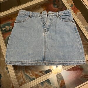 Forever 21 Light Blue Denim Mini Skirt